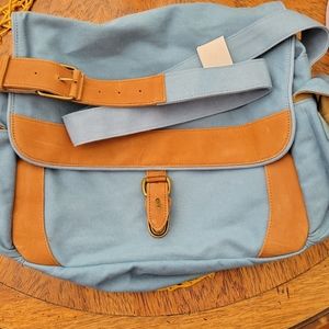 vintage LLBean messenger bag